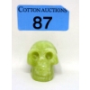 Image 1 : 230 Carat Jade Hand-Carved Skull