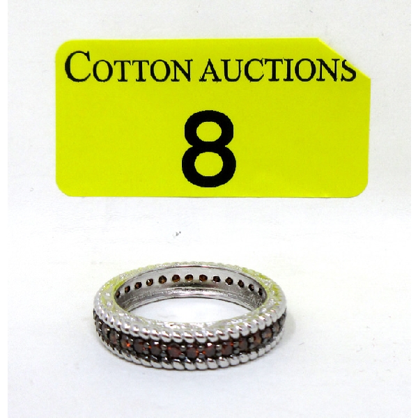 5.3 Gram New Garnet Eternity Ring 