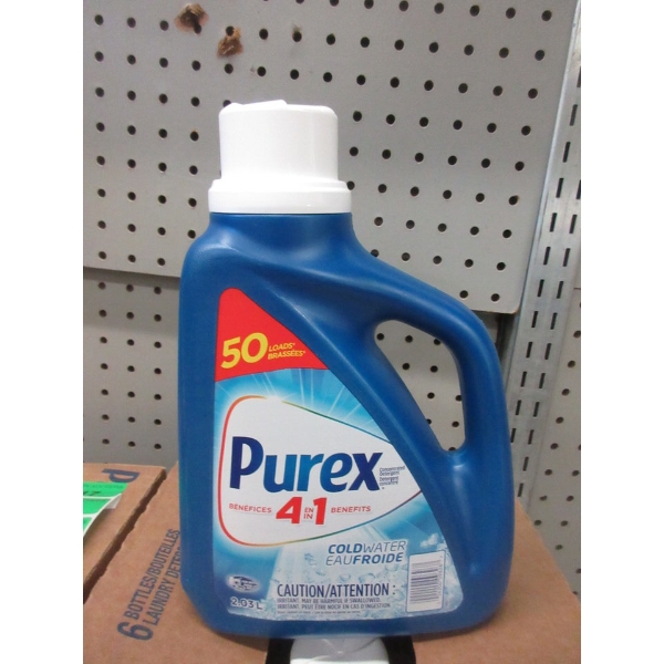 4 x 2.03 L Purex Cold Water Liquid Laundry Detergent