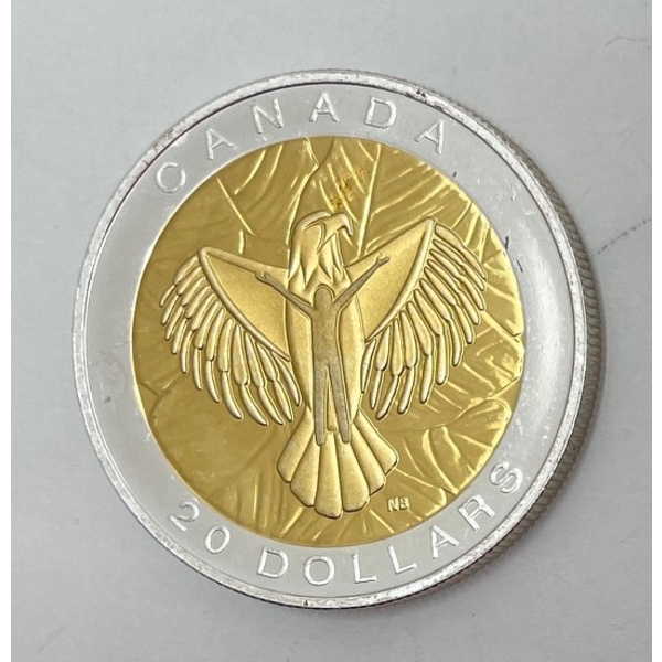 1 Oz .9999 Silver 2014 The Thunderbird $20 Coin 