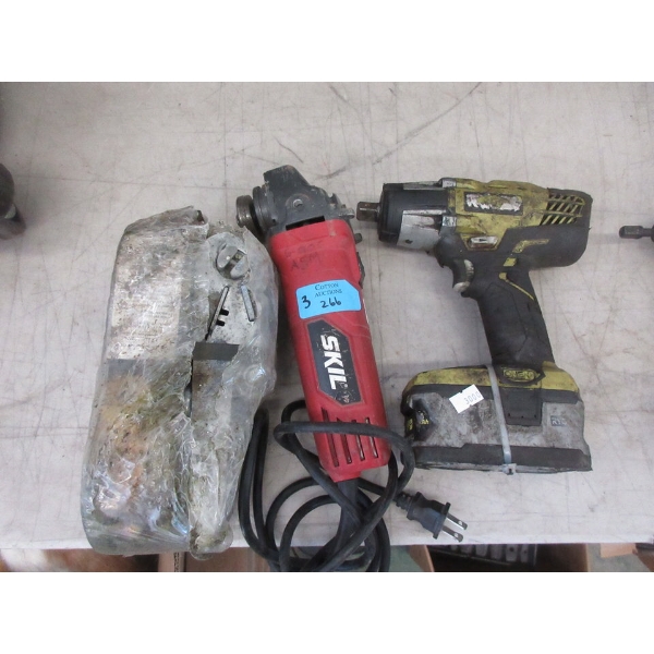 3 Assorted Preowned Tools - As Is