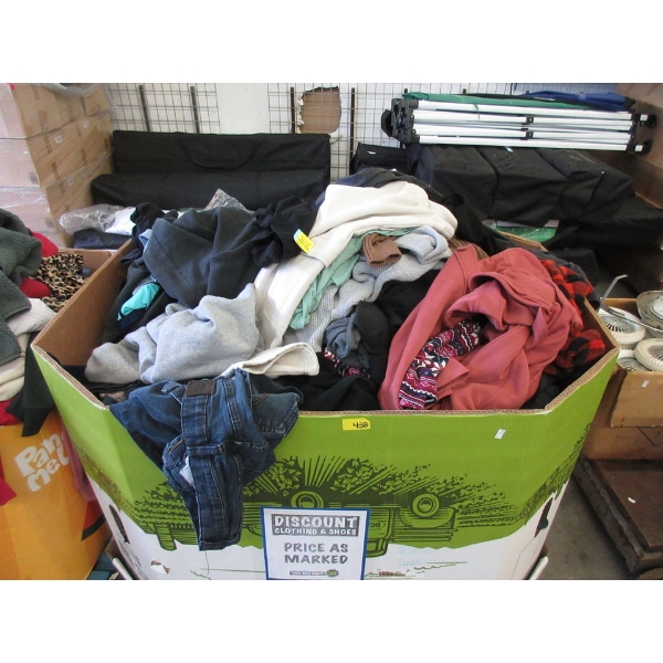 Skid of Overstock & Customer Return Clothing