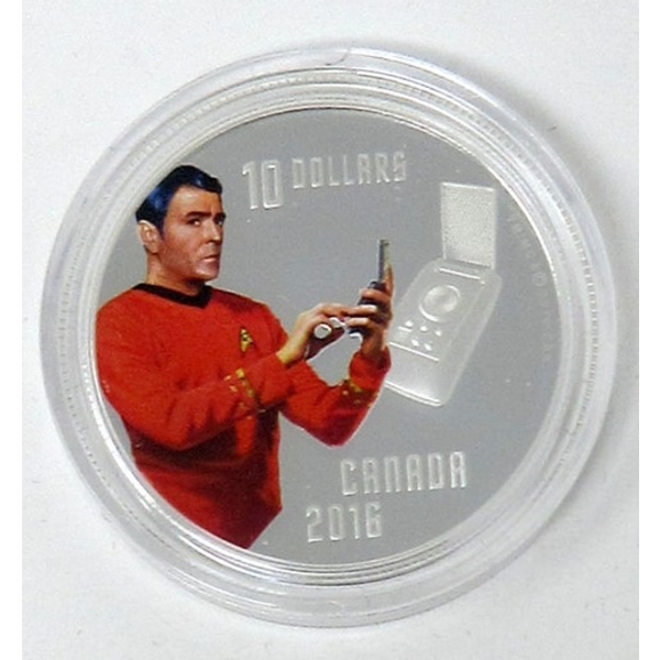 Half Oz .999 Silver 2016 Star Trek: Scotty Coin 