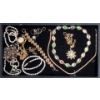 Image 1 : Collection of 9 Necklaces and 1 Bracelet - Some Vintage