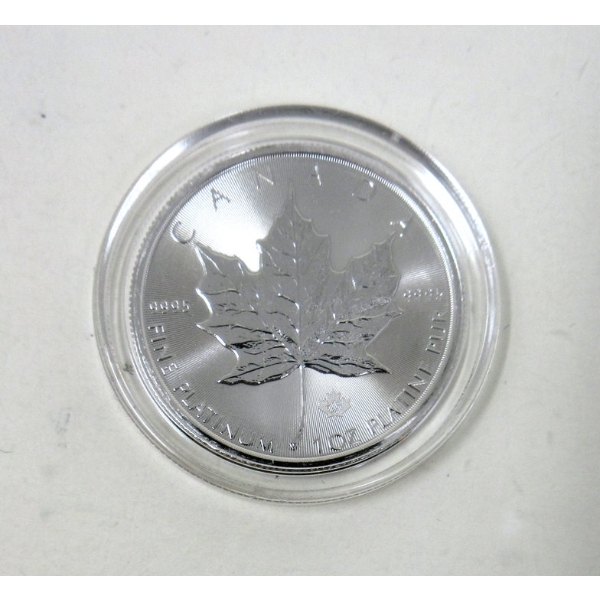 1 Oz Canada Maple Leaf .9995 Fine Platinum Coin