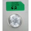 Image 1 : 1 Oz .9999 Silver 2016 Canada Maple Leaf Coin 
