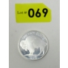 Image 1 : 1 Oz .999 Silver Indigenous/Buffalo Art Round 
