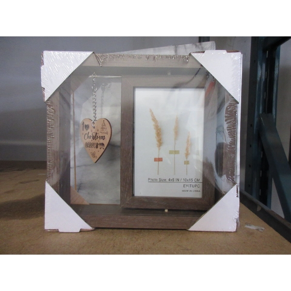 6 New Rotating 2-Sided Picture Frames