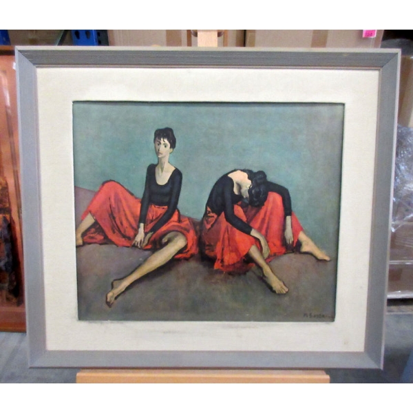 Vintage Moses Soyer Giclee Print