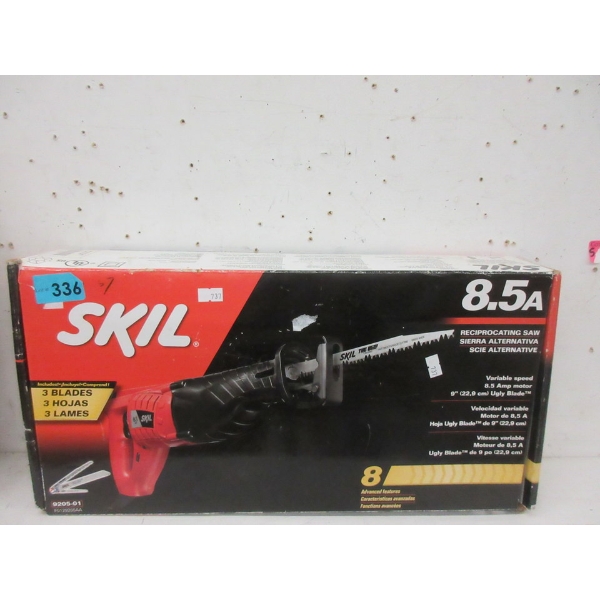 Skil 8.5 A Reciprocating Saw in Box - Preowned  