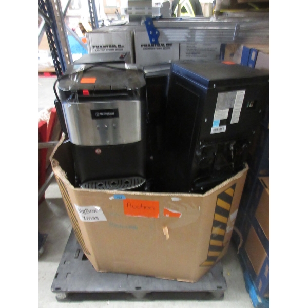 Skid of Assorted Water Coolers - Customer Returns