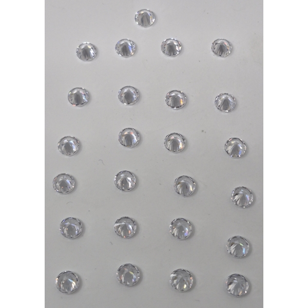 25 x 1 Carat AAA Grade Loose Cubic Zirconia 