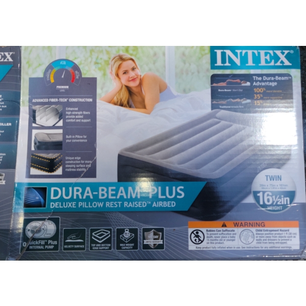 Intex Dura-Beam Plus Deluxe Pillow Rest Raised Airbed
