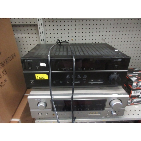 1 Yamaha & 1 Denon AV Receiver - Preowned