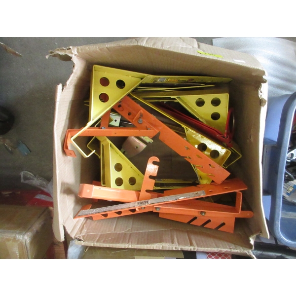Box of Metal Roofers Brackets