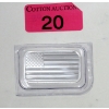 Image 1 : 1 Oz .999 Silver American Flag Bar 