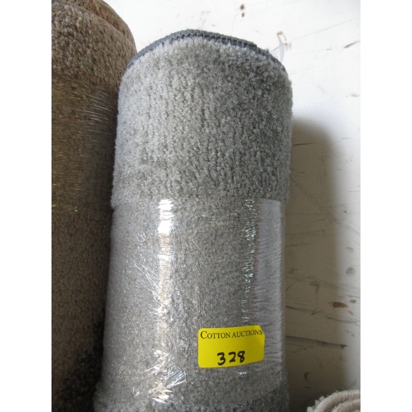 7' x 9'  Grey Low Pile Area Carpet