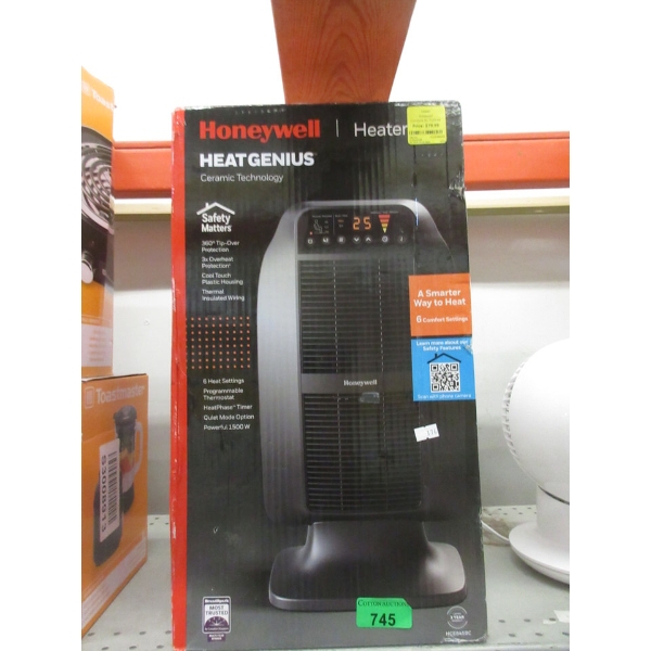 Honeywell Heat Genius Ceramic Heater - 1500 W