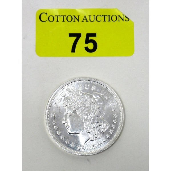 Vintage 1 Oz .999 Silver 1985 E.Pluribus.Unum Round 