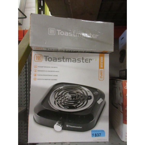 2 Toastmaster Electric Single Burners