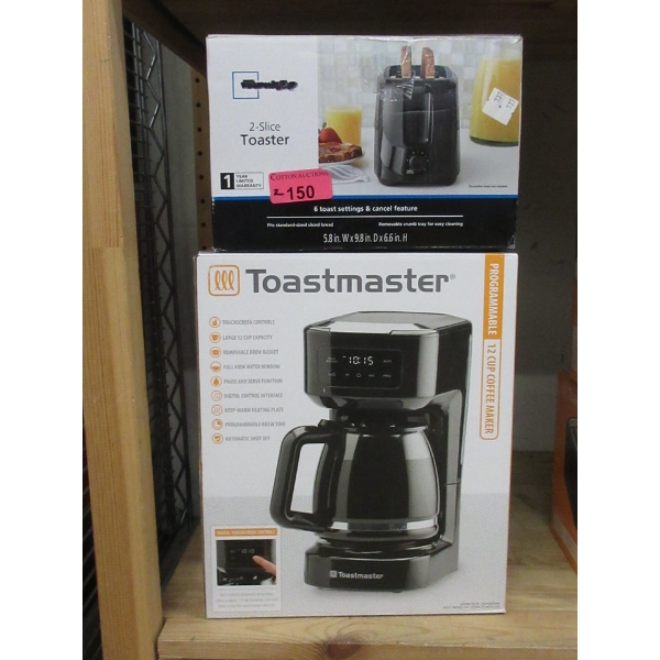 12 Cup Coffee Maker & 2-Slice Toaster