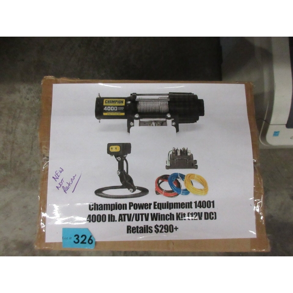 New Champion 14001 ATV/UTV Winch