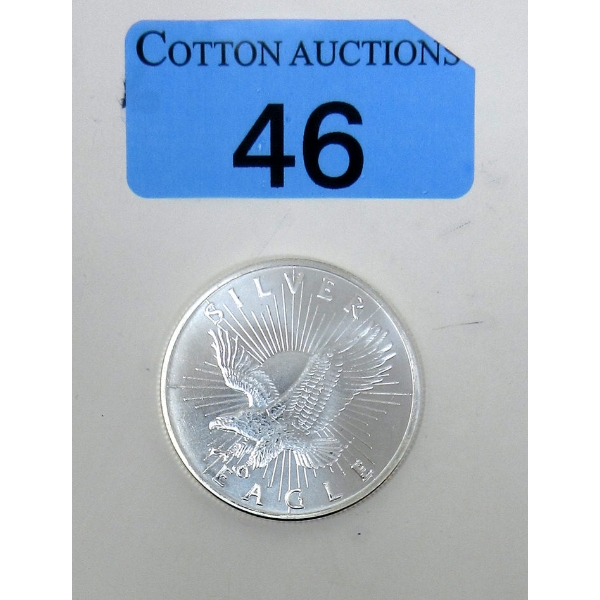 Vintage 1 Oz .999 Silver Sunshine Minting Round 