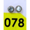 Image 1 : New Blue Topaz & Diamond Earrings