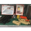 Image 7 : 2 Shelf Lot of HO Scale Train Cars, Track & More
