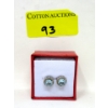 Image 2 : New Blue Topaz & Diamond Earrings