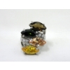 Image 4 : Three .925 Sterling Silver Crystal Gemstone Rings