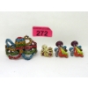 Image 1 : 3 Rhinestone Octopus Rings & 1 Octopus Bracelet