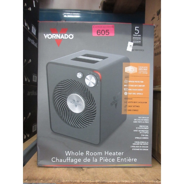 Vornado Whole Room Heater- Cool Touch Cabinet