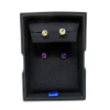 Image 2 : 1 Pair Amethyst & 1 Pair Citrine Sterling Silver Earrings