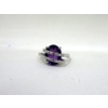 Image 3 : Amethyst & Diamond Ring & Amethyst Stud Earrings