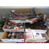Image 1 : 5 Flats of New Hair Extensions, Hair Ties & Bobby Pins