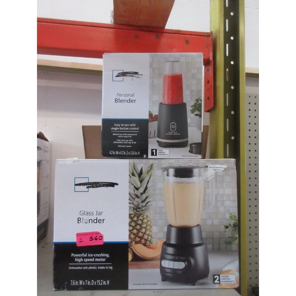 Mainstays Glass Jar Blender & Personal Blender