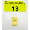 Image 1 : 1/10 Oz .9999 Fine Gold 2016 Legal Tender $25 Coin 