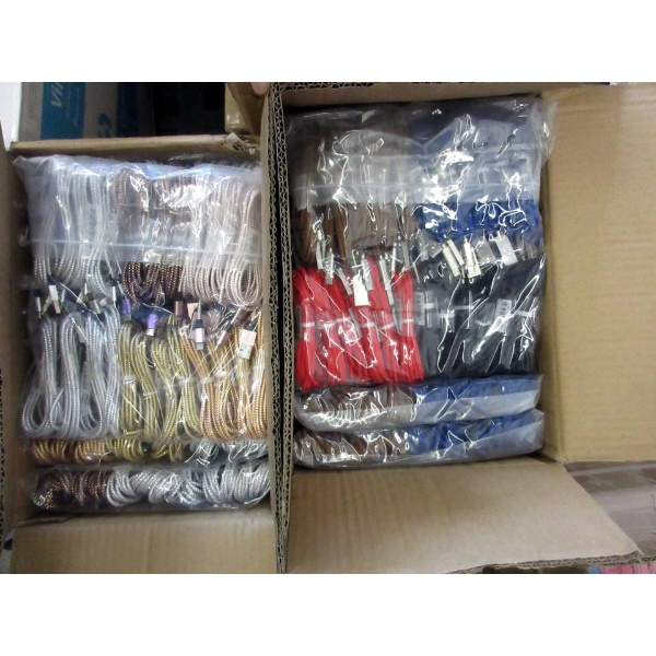 2 Cases of 240 New Braided USB to USB Micro Cables