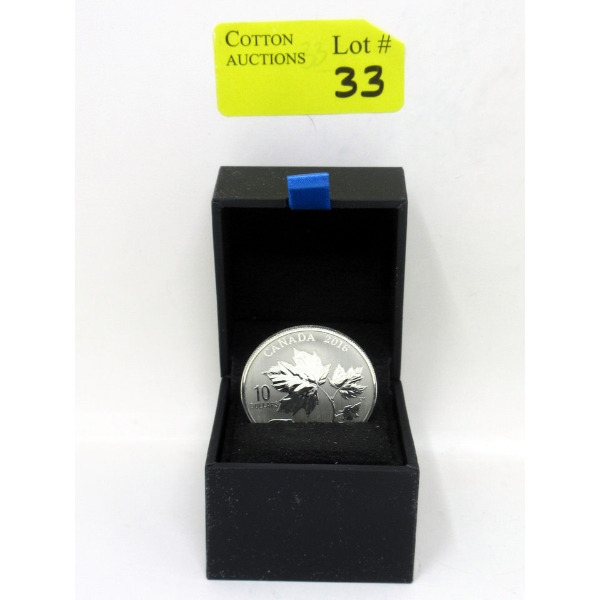 1/2 Oz .9999 Silver Canada Maple Leaves Coin 
