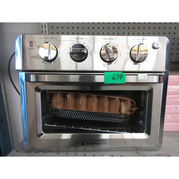 Dreamiracle Air Fryer/Toaster Oven - No Box