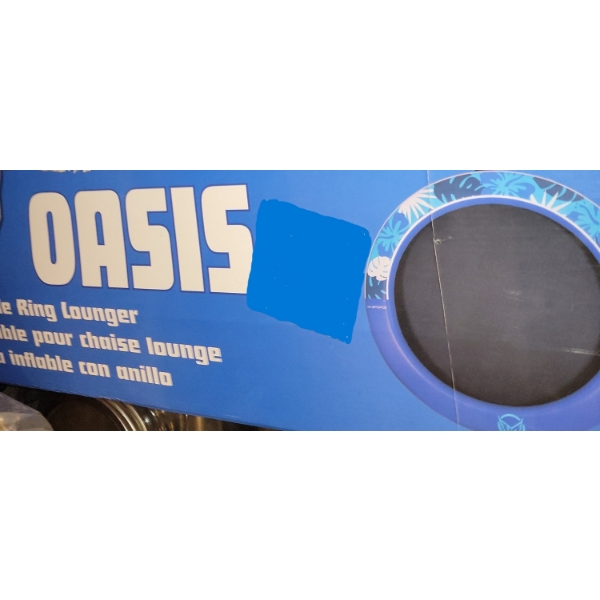 Oasis Water Ring Lounger - Customer Return 