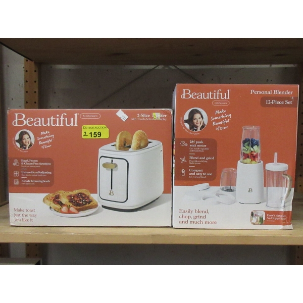 Drew Beautiful 2-Slice Toaster & Personal Blender