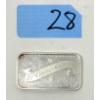 Image 1 : Vintage 1 Oz .999 Silver 1979 Art Bar 