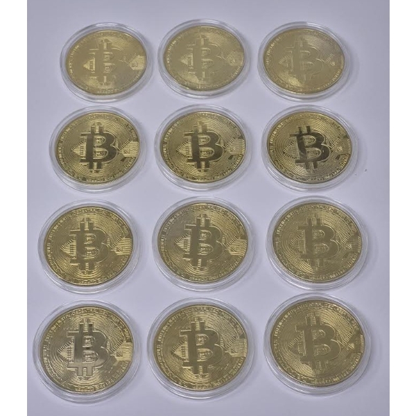 12 x Novelty Bitcoin Rounds
