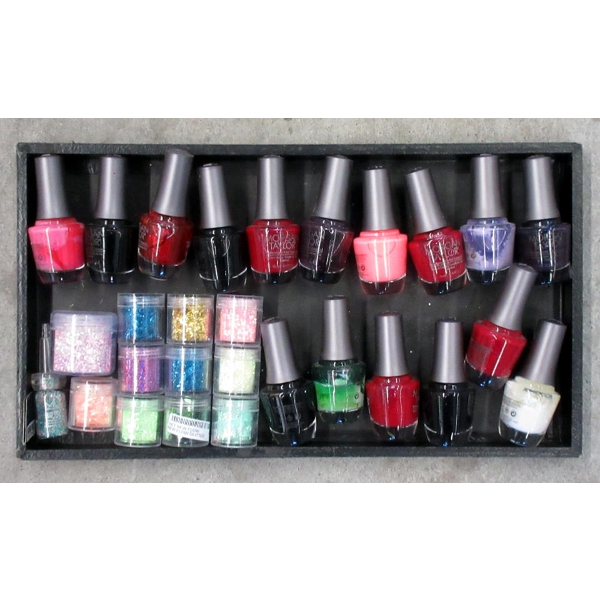 16 Morgan Taylor Nail Lacquer & 12 Nail Glitter