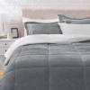 Image 1 : New Full/Queen Micromink Sherpa Comforter Set