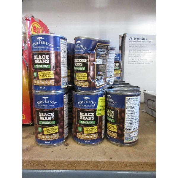 32 Dented Tins of Dunya Organic Black Beans