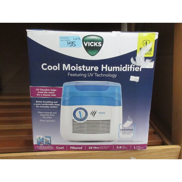 Vicks Cool Moisture Humidifier - UV Tech