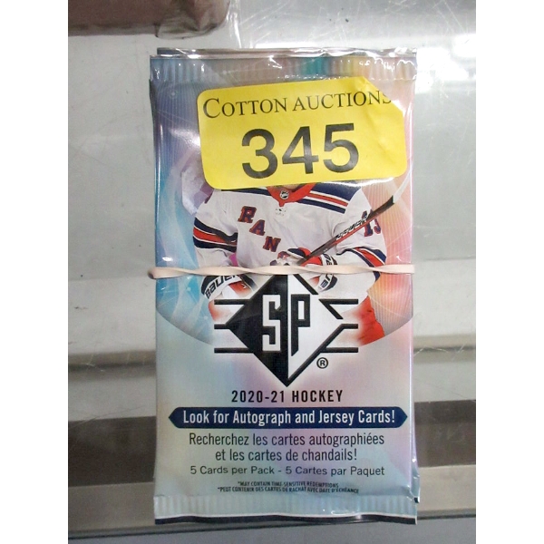 8 Packs of 2020-21 SP Hockey Cards - Sealed Packs